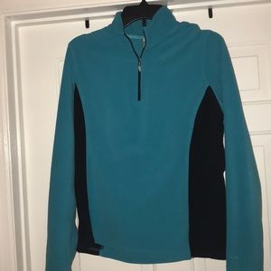 Long sleeve half zip up